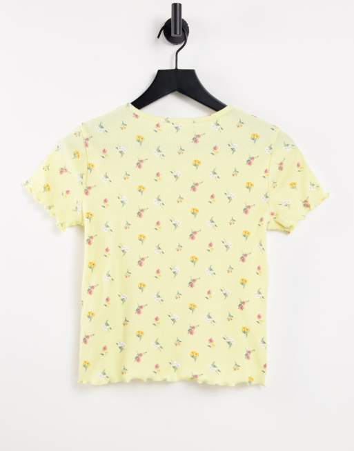 Pull hollister 2025 jaune