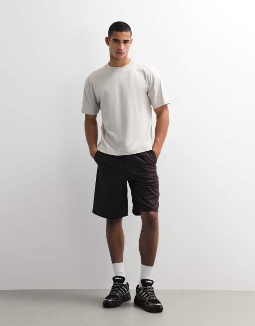 Hollister - T-shirt épais coupe carrée - Beige, 2 de 7