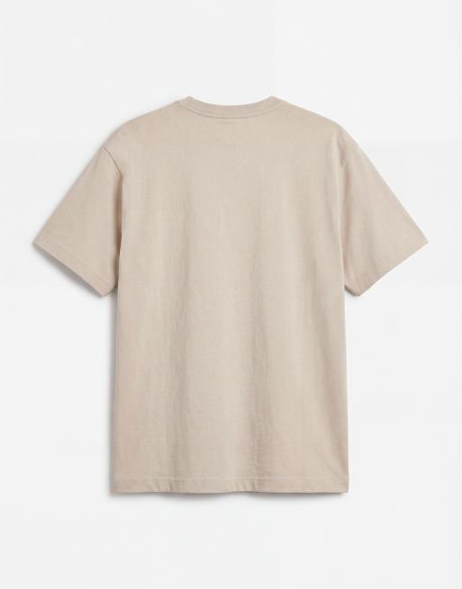 Hollister - T-shirt épais coupe carrée - Beige, 7 de 7