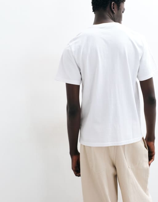 Hollister t-shirt épais coupe décontractée blanc, 5 de 5