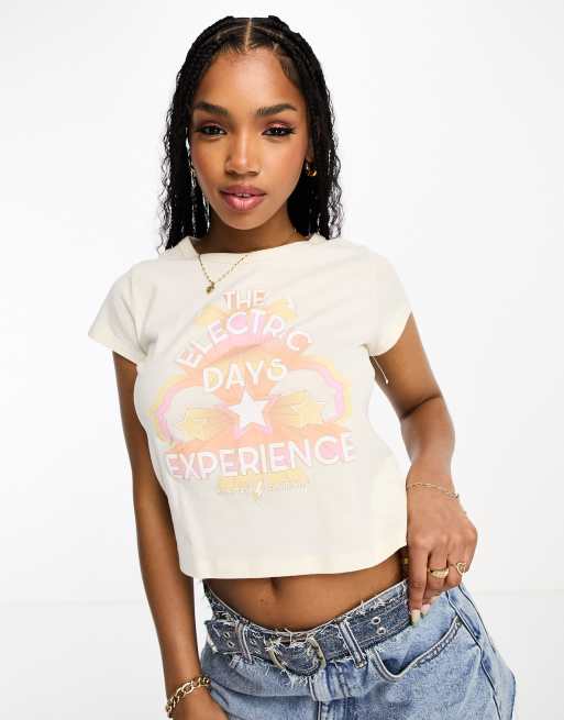 Hollister - T-shirt imprimé - Beige, 4 de 4