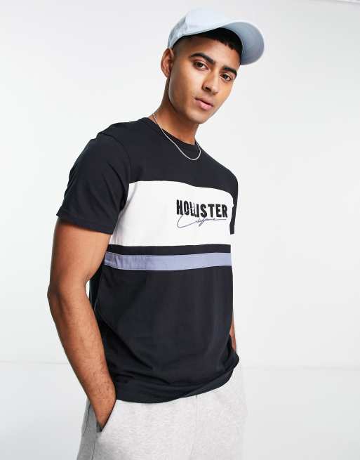 Black shirt hollister clearance