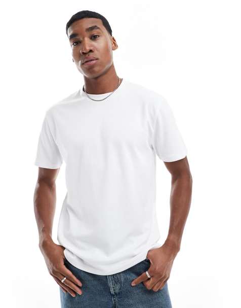 Hollister – T-Shirt in Weiß mit lässigem Schnitt - view 1