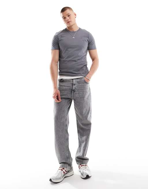 Hollister - T-shirt met icoonlogo in grijs, 2 van 4