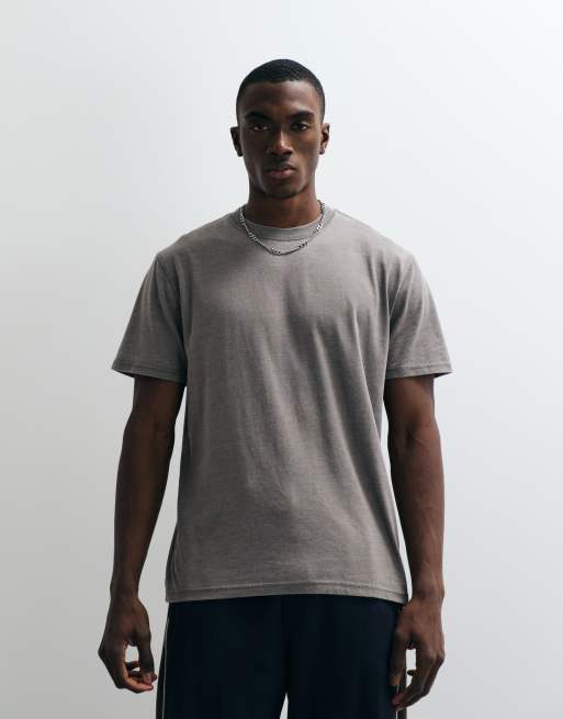 Hollister - T-shirt ras de cou à manches courtes - Gris délavé, 2 de 5