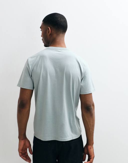 Hollister - T-shirt ras de cou à manches courtes - Menthe délavé, 5 de 5