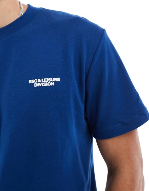 Hollister - T-shirt rinfrescante blu navy comoda con logo micro, 2 di 4