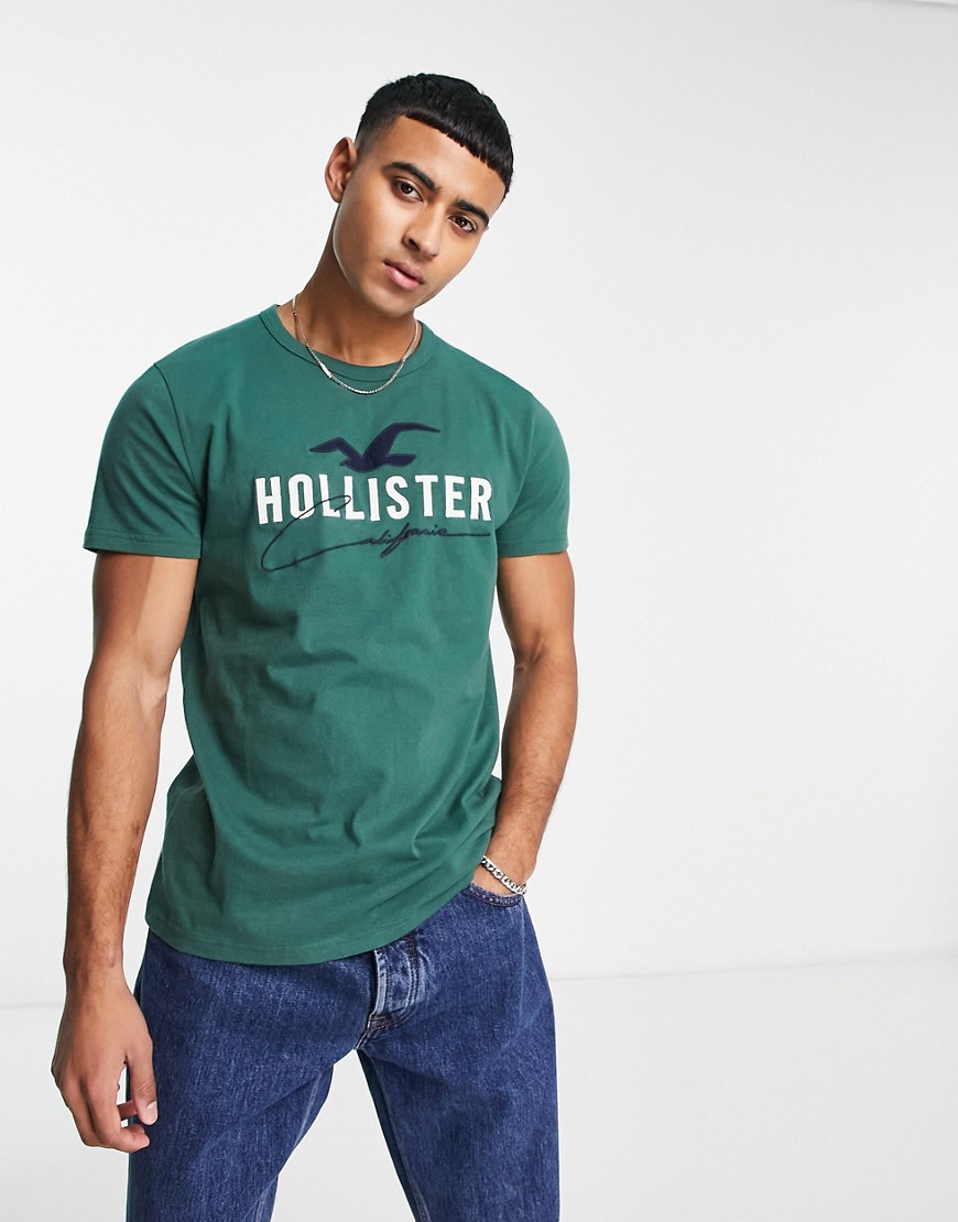 T-shirt tecnica verde con icona - Hollister T-shirt donna  - immagine2