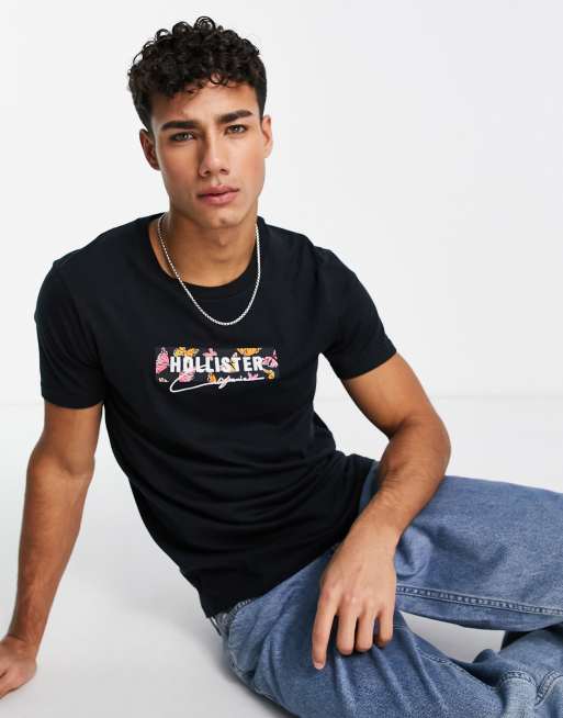 Hollister box logo outlet shirt