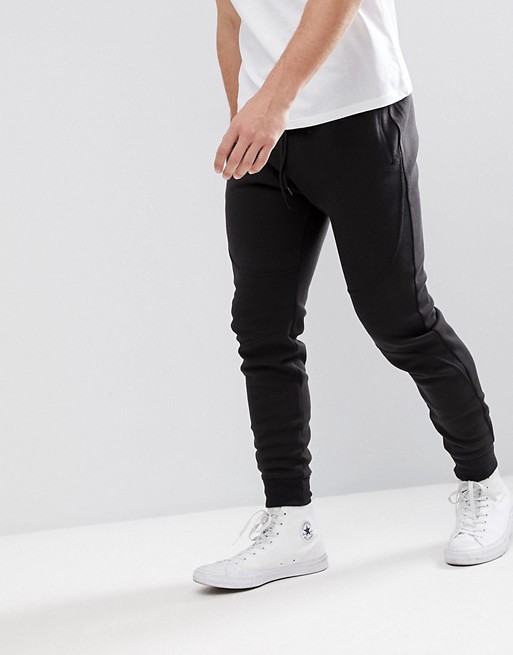 Hollister Tapered Athleisure Slim Fit Joggers in Black | ASOS