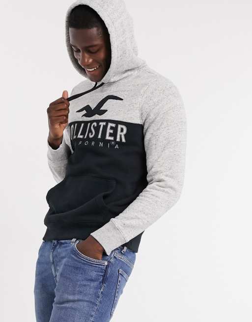 Hollister sales hoodie schwarz