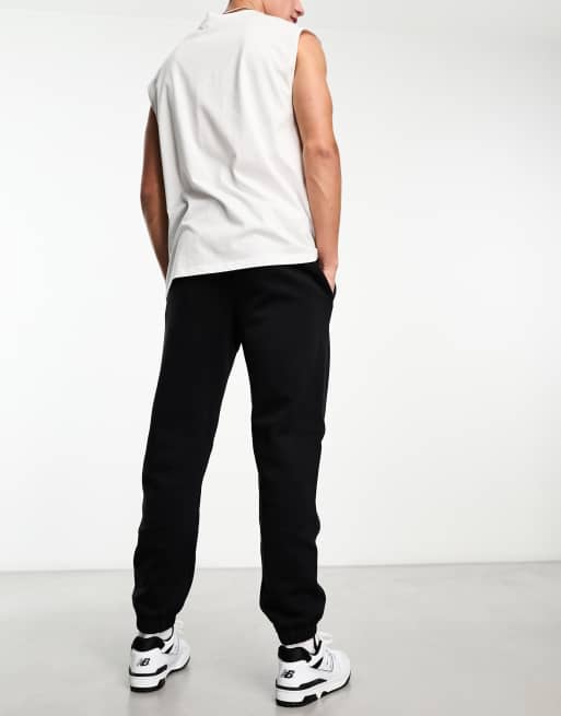 Hollister Tricot Slim Joggers with Side Logo in Black, ASOS