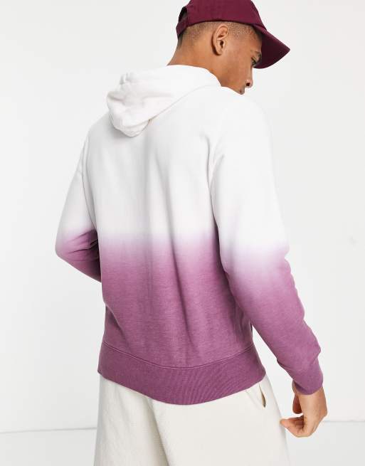 Hollister pink 2025 ombre hoodie