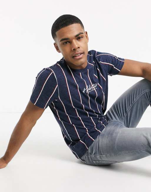 Hollister t shirt rayé hot sale