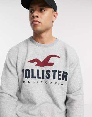 hollister logo sweatshirt