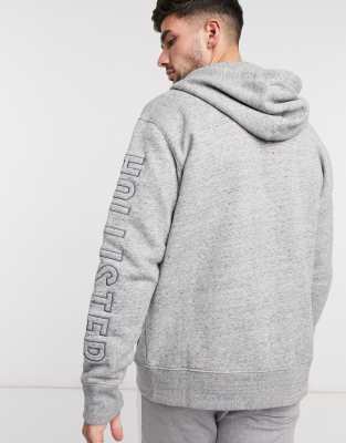 grey hollister hoodie