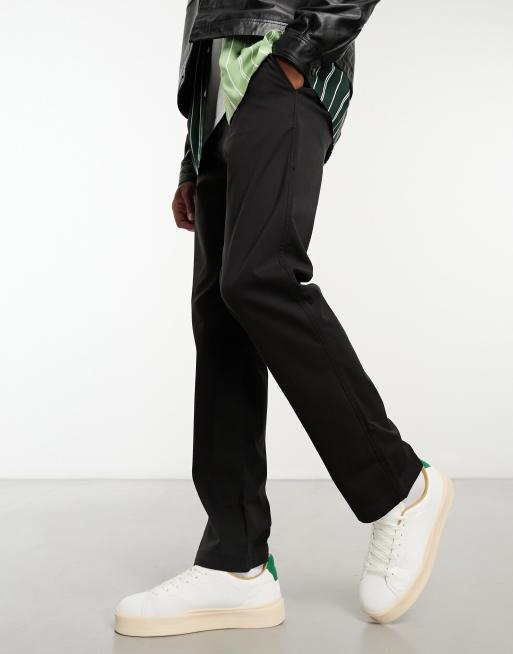 Hollister tech skinny chinos in black