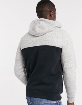 hollister black and grey hoodie
