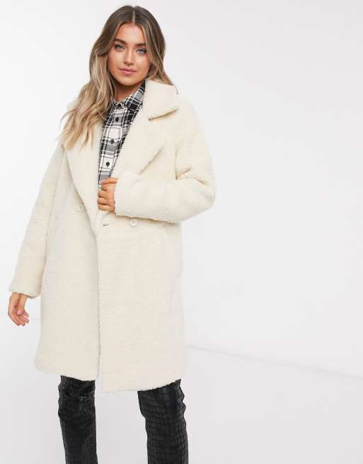 Hollister teddy coat clearance