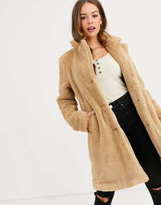 بتاريخ نسيج ضار hollister teddy coat 