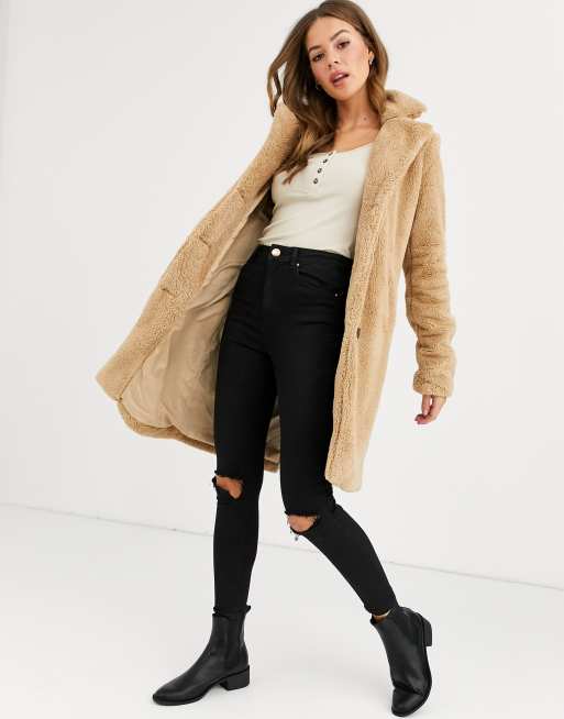 HOLLISTER TEDDY COAT £8.00 - PicClick UK