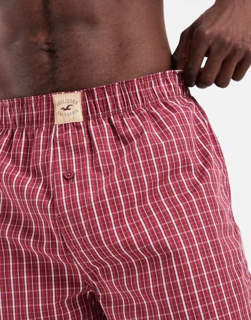 Hollister - Ternede boksershorts i bomuld i pakke med 2 par, 5 af 5