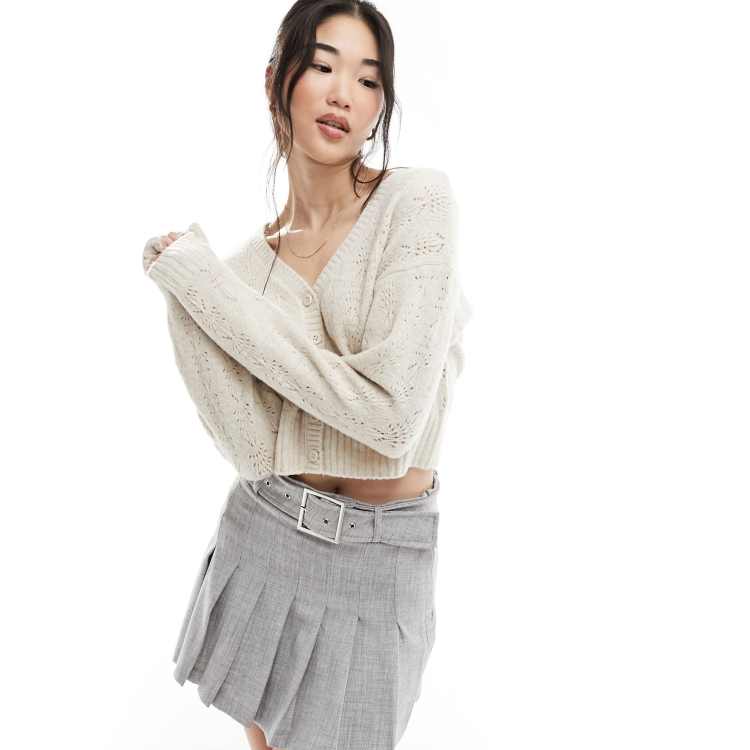 Hollister textured cardigan online