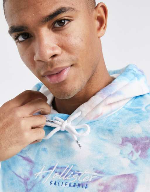 Hollister hoodie tie dye deals