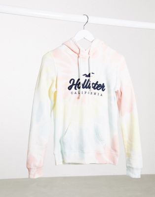 hollister rainbow hoodie