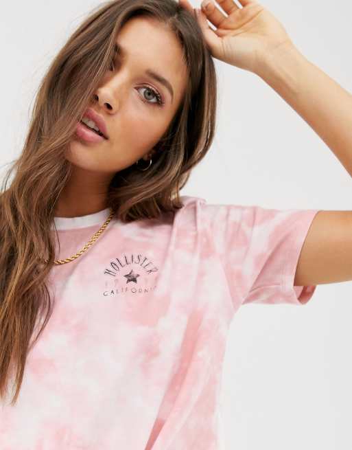 Hollister tie dye t shirt