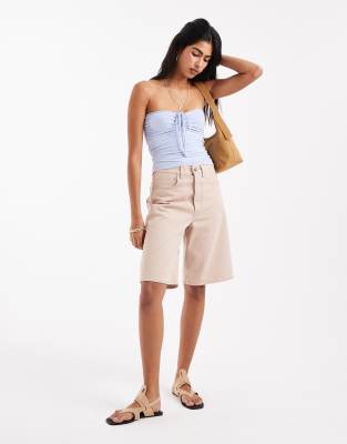 Hollister Tie Front Halterneck Tube Top