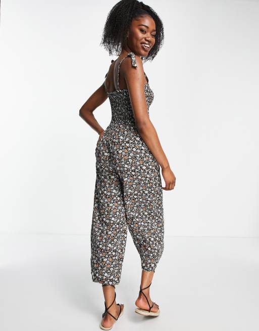 Hollister floral jumpsuit store