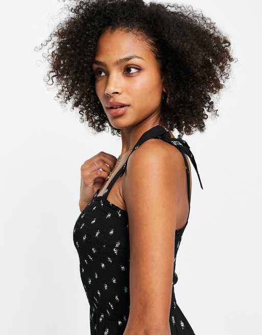 Hollister online black jumpsuit