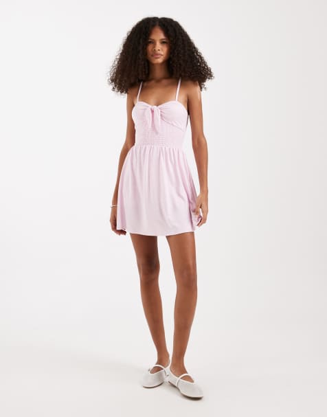 Pink Mini Dresses | Hot Pink & Baby Pink Short Dresses | ASOS