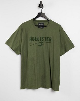 olive green hollister shirt