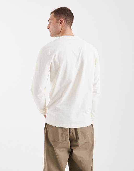 Hollister - Top Henley à manches longues - Blanc, 3 de 5