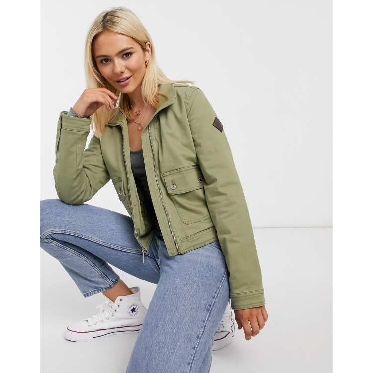 Hollister shop twill jacket