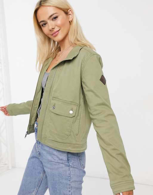 Hollister twill jacket deals