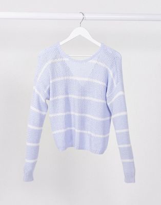hollister blue sweater