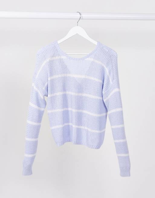 hollister twist back sweater