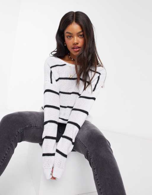 Hollister twist back sweater clearance