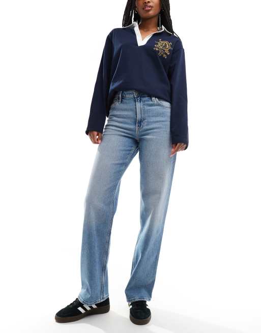 Hollister ultra high rise jogger top