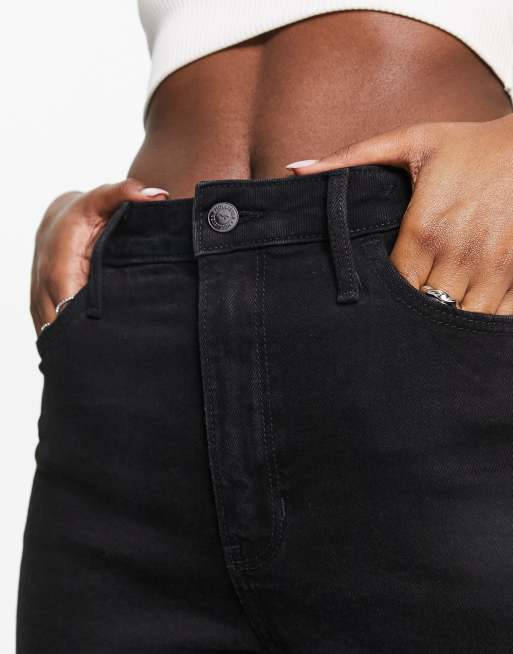 Black high waisted jeans hollister outlet