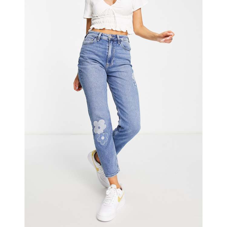 Mom jean hollister top