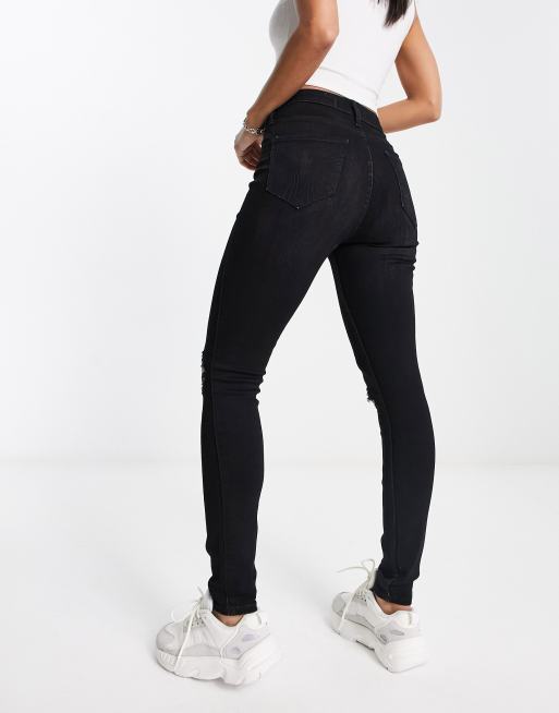 Women's Ultra High-Rise Black Jean Leggings - Hollister Co.