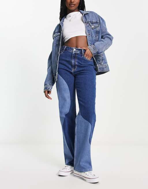 Hollister crop new arrivals high rise jeans
