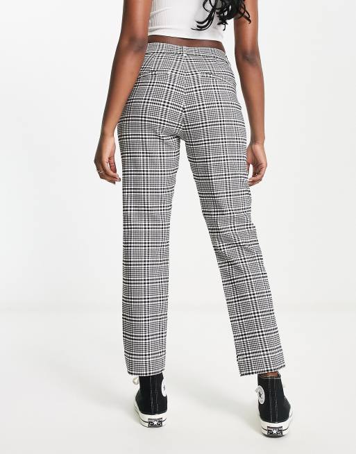 HOLLISTER Tapered Trousers in Grey, Black