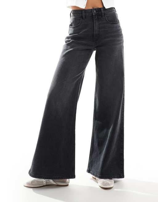 Hollister wide leg jeans outlet