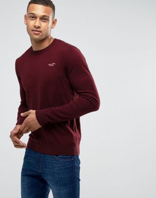 hollister maroon sweater