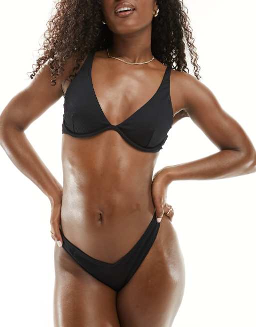 Hollister black 2025 bikini